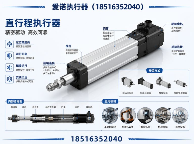 平阳县直行程执行器展示图